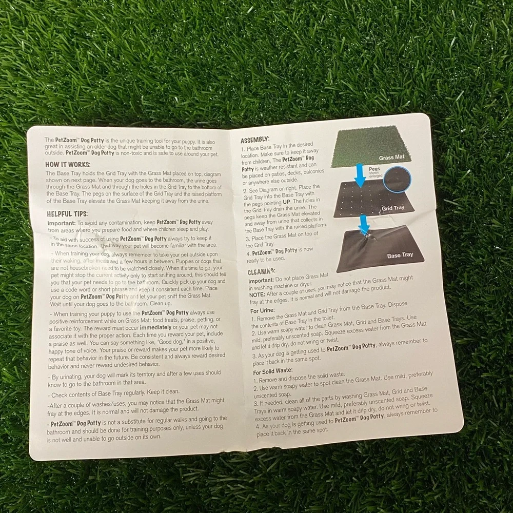 PetZoom Dog Potty Pee Pad Tray